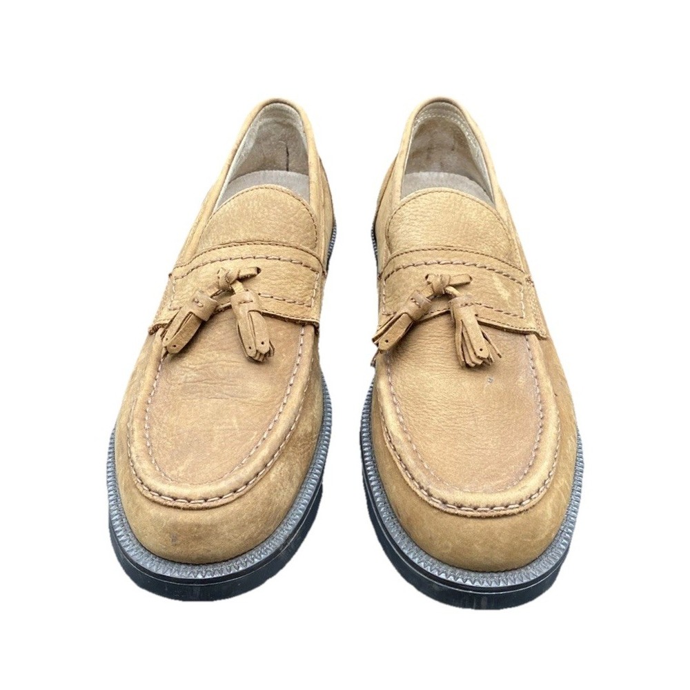 Aerosoles Men's Brown Leather Tassel Loafer Driving Moccasin Sz 10 Slip On Shoes